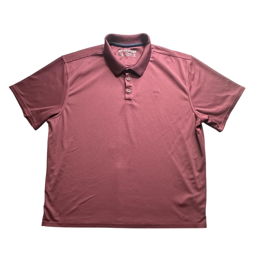 Ariat Men's Polo Shirt in Dusty Rose